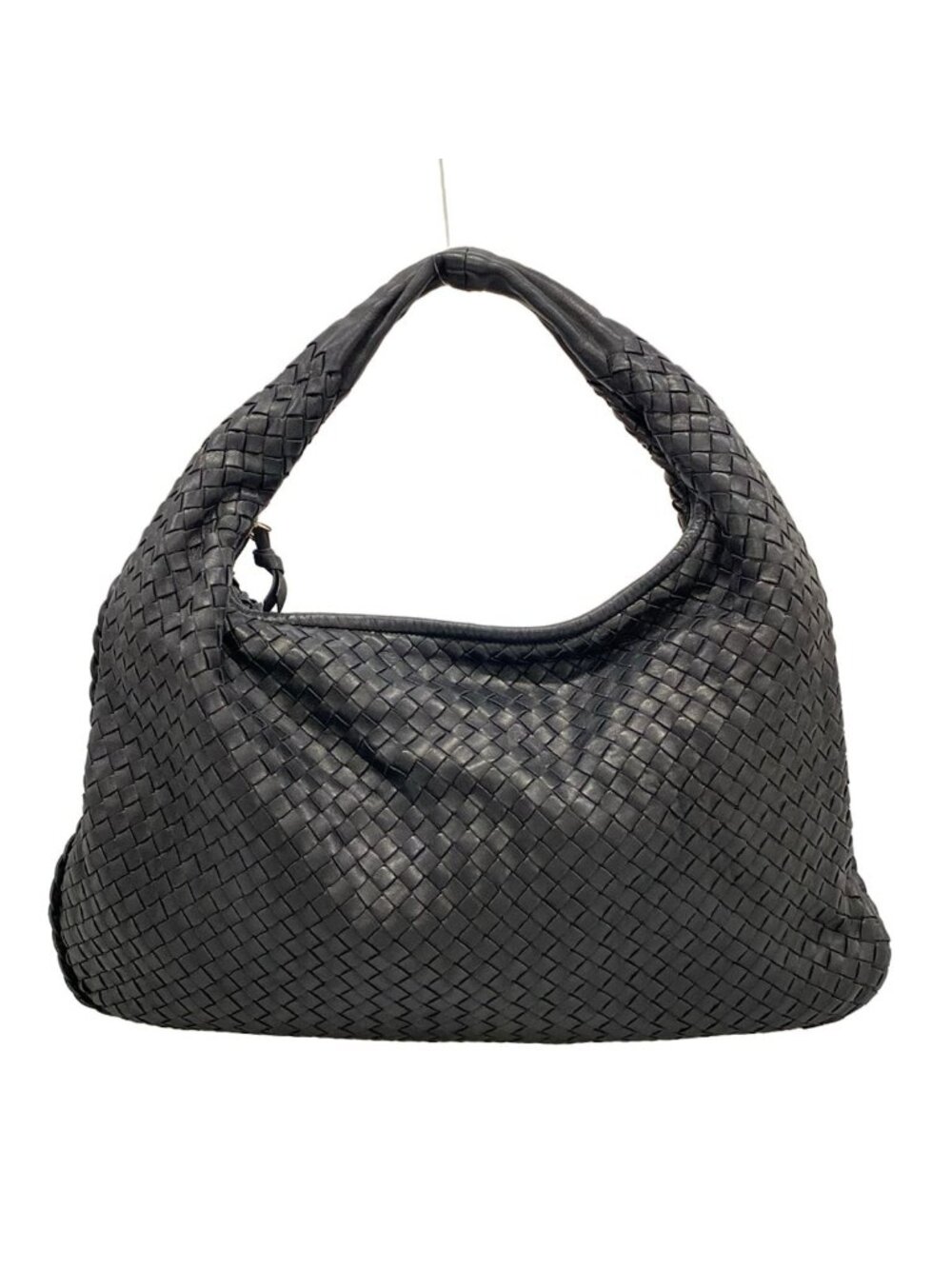 Bottega Veneta Handbag Intrecciato Black Leather